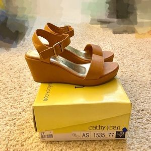 Cathy Jean Platform Wedge Sandal
